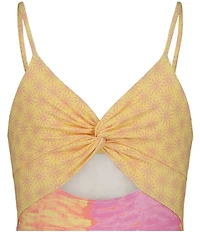 Billabong Big Girls Sun Sipping Mixed Print One Piece