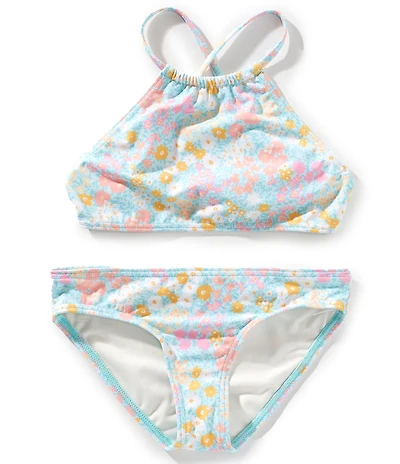 Billabong Big Girls Field Dream Ditsy-Floral-Printed Bikini Top & Matching Hipster Bottom Two-Piece Swimsuit
