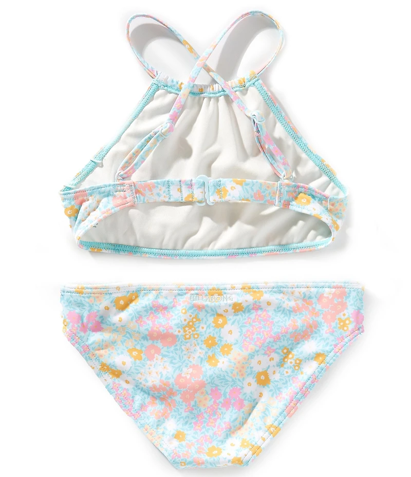 Billabong Big Girls Field Dream Ditsy-Floral-Printed Bikini Top & Matching Hipster Bottom Two-Piece Swimsuit
