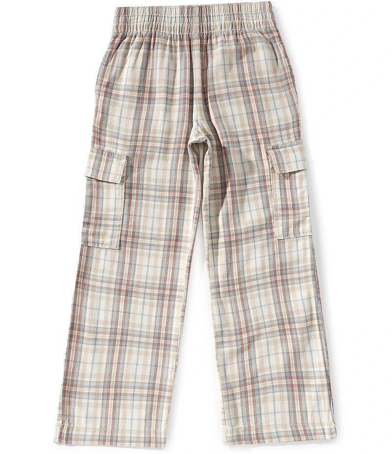 Billabong Big Girls Beach Break Plaid Cargo Pants