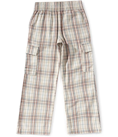 Billabong Big Girls Beach Break Plaid Cargo Pants