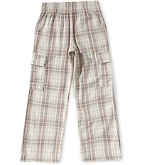 Billabong Big Girls Beach Break Plaid Cargo Pants