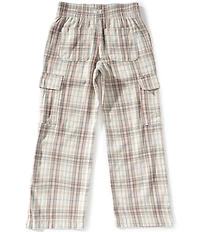 Billabong Big Girls Beach Break Plaid Cargo Pants