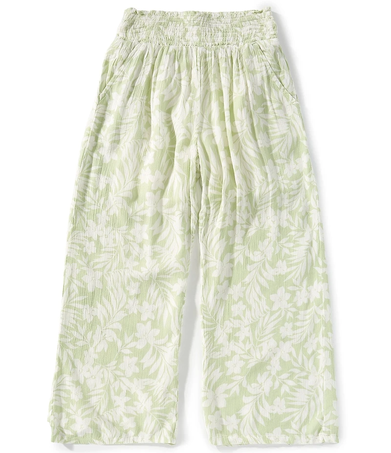 Billabong Big Girls Floral-Printed New Wave Wide-Leg Pants