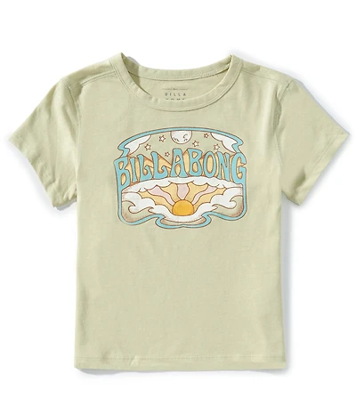 Billabong Big Girls Short Sleeve Sun Moon Bay Graphic T-Shirt