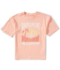 Billabong Big Girls Short-Sleeve Sunshine Dream Oversized T-Shirt
