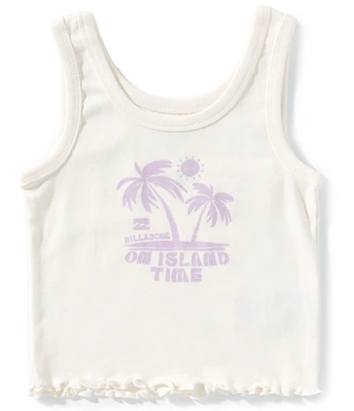 Billabong Big Girls Sleeveless On Island Time Graphic Tank Top