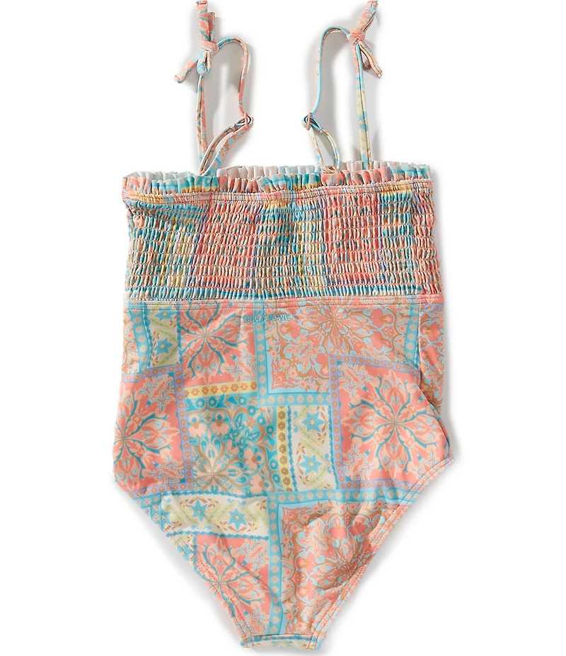 Billabong Big Girls Bandana Patchwork One-Piece Swimsuit