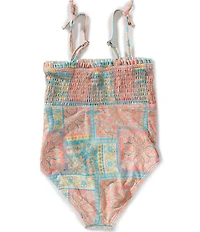 Billabong Big Girls Bandana Patchwork One-Piece Swimsuit