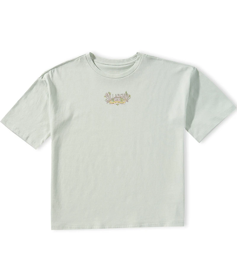 Billabong Big Girls Dreamy Oversized Graphic Tee
