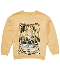 Billabong Big Girls Long Sleeve Feel The Heat Sweatshirt
