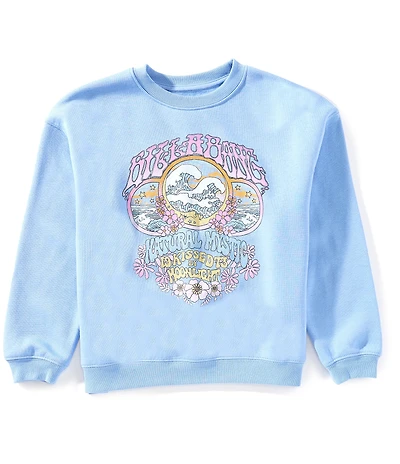 Billabong Big Girls Long Sleeve Mystic French Terry Sweatshirt