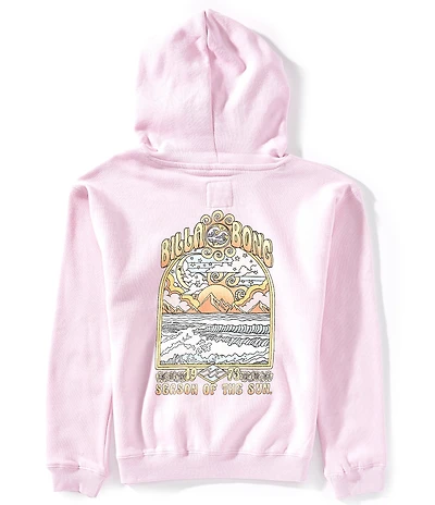 Billabong Big Girls Long Sleeve Season Of The Soul French Terry Hoodie