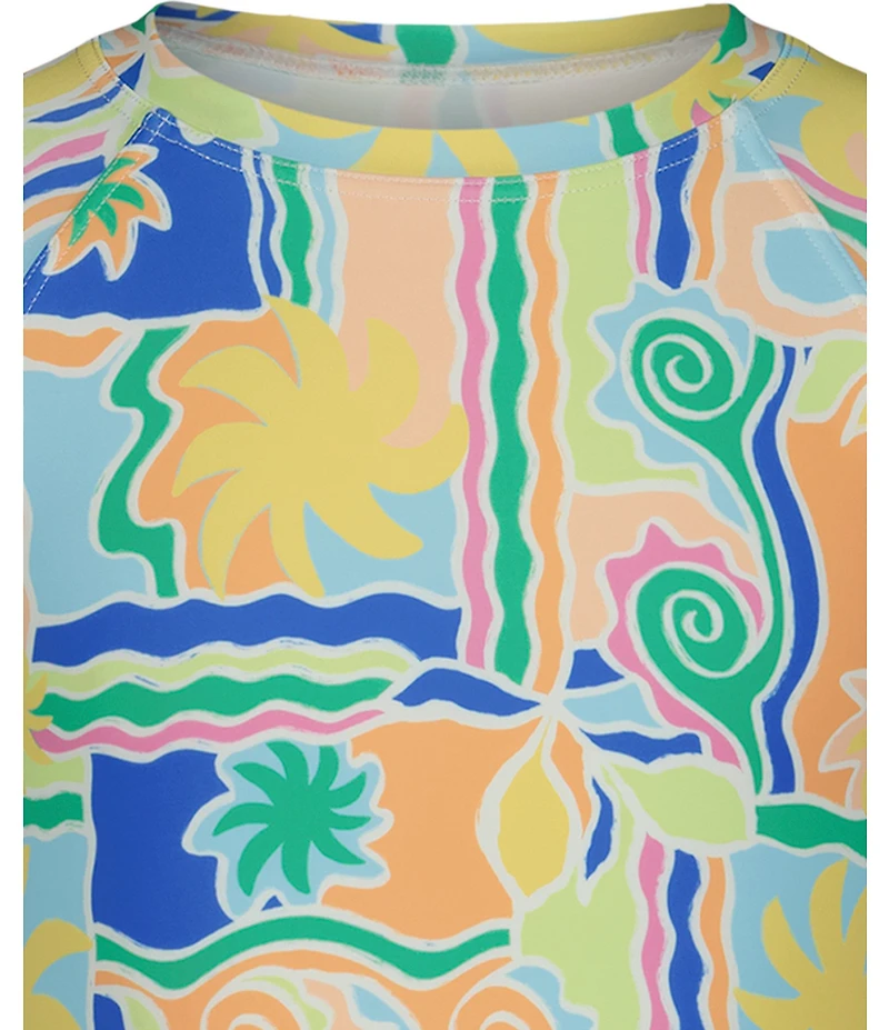 Billabong Big Girls Long Sleeves Crop Rashguard 2-Piece Set