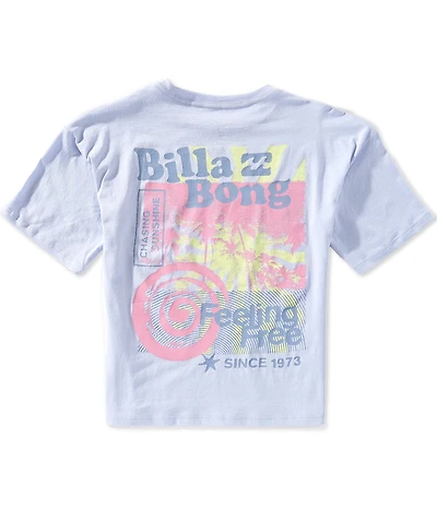 Billabong Big Girls Short Sleeve Sound Oversized T-Shirt