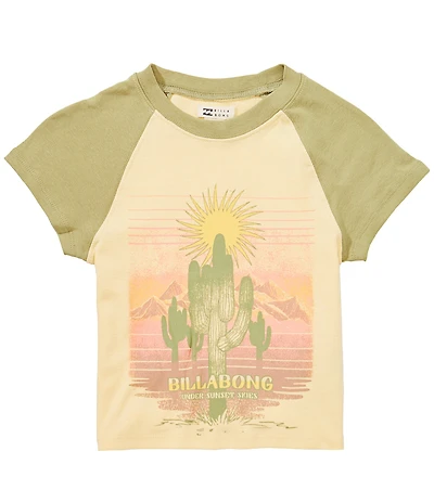 Billabong Big Girls Sunset Break Raglan T-Shirt