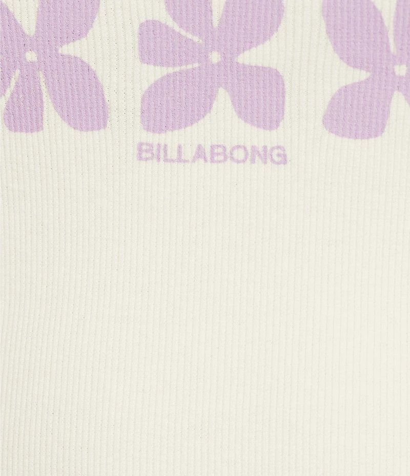 Billabong Block Party Cropped Graphic Tank Top
