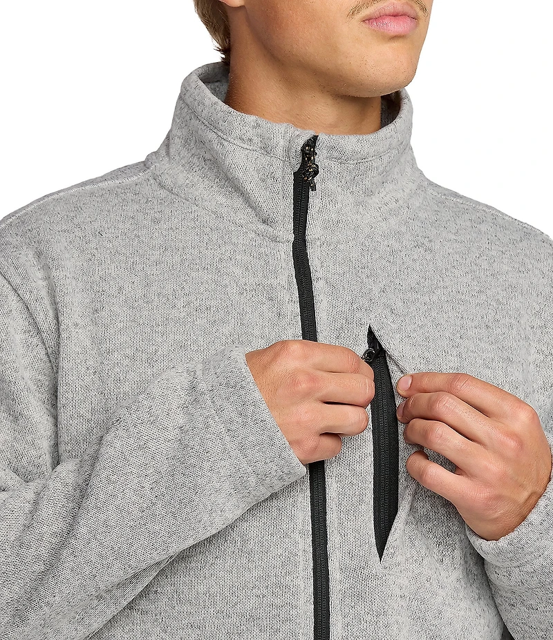Billabong Boundary Long Sleeve Mock Zip Jacket