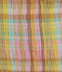Billabong Call Me Mini Sleeveless Plaid Mini Dress