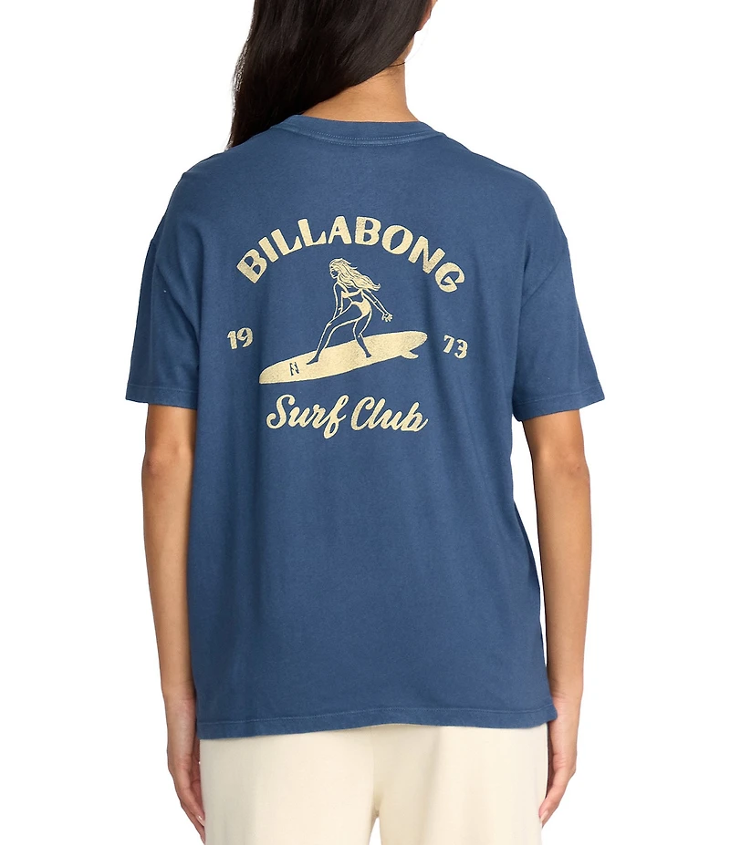 Billabong Catch Feelings Surf Club Graphic Short Sleeve Jersey T-Shirt