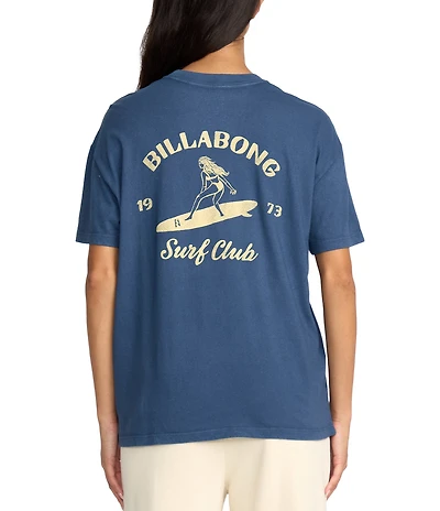 Billabong Catch Feelings Surf Club Graphic Short Sleeve Jersey T-Shirt