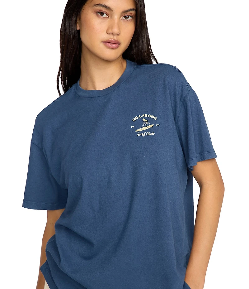 Billabong Catch Feelings Surf Club Graphic Short Sleeve Jersey T-Shirt