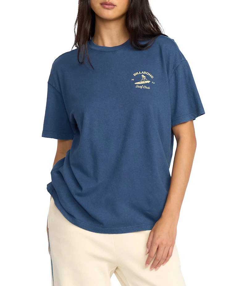 Billabong Catch Feelings Surf Club Graphic Short Sleeve Jersey T-Shirt