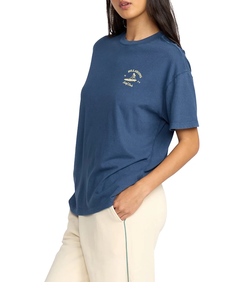 Billabong Catch Feelings Surf Club Graphic Short Sleeve Jersey T-Shirt