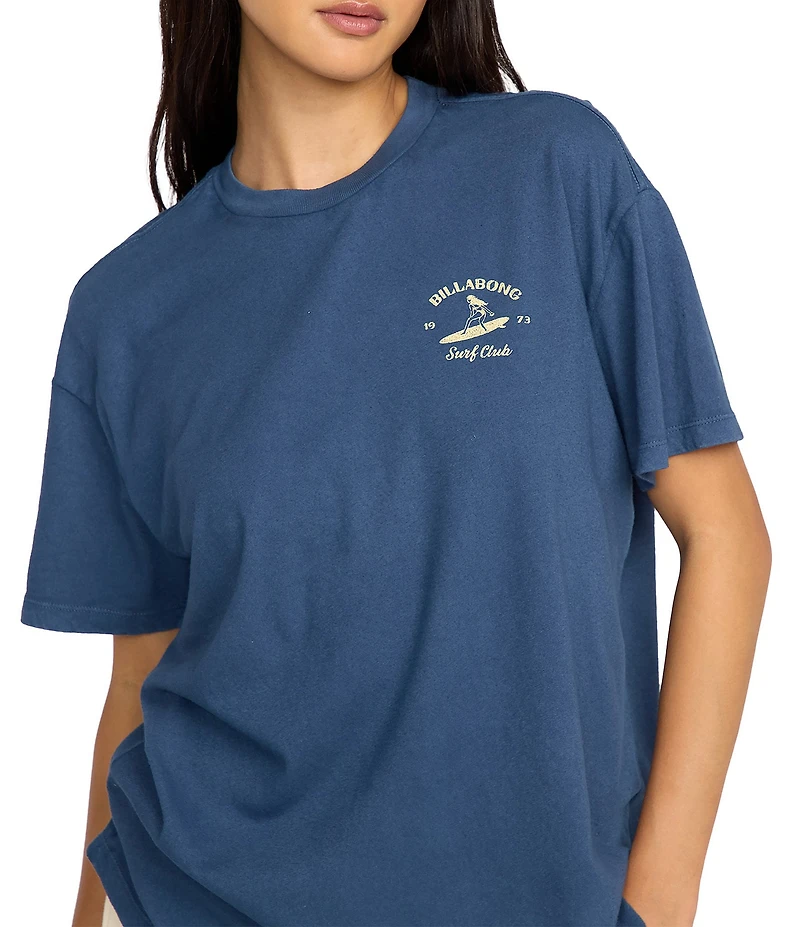 Billabong Catch Feelings Surf Club Graphic Short Sleeve Jersey T-Shirt