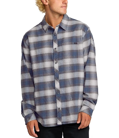 Billabong Coastline Long Sleeve Plaid Flannel Shirt