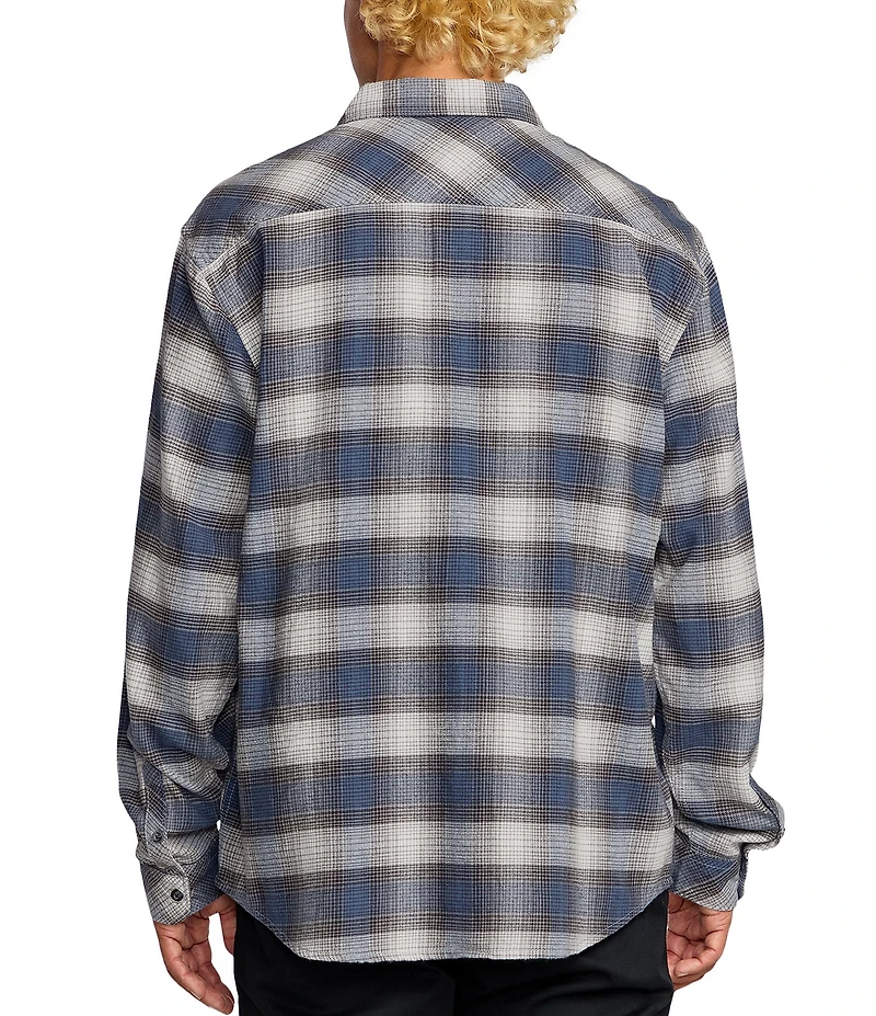Billabong Coastline Long Sleeve Plaid Flannel Shirt