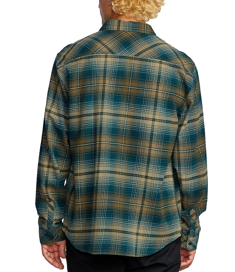 Billabong Coastline Long Sleeve Plaid Flannel Shirt