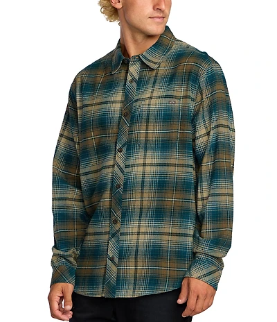 Billabong Coastline Long Sleeve Plaid Shirt