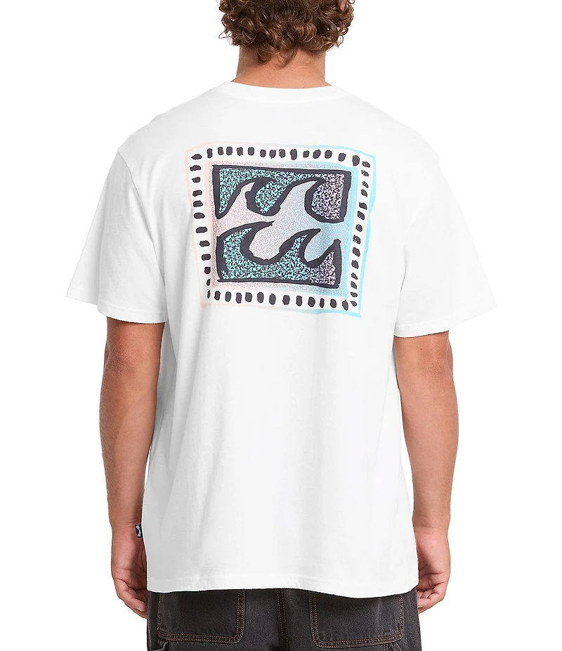 Billabong Crayon Wave Logo Short Sleeve T-Shirt