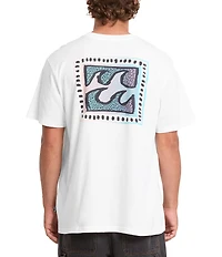 Billabong Crayon Wave Logo Short Sleeve T-Shirt