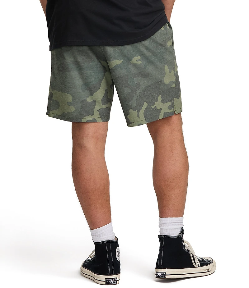 Billabong Crossfire Printed Elastic Submersible 18#double; Inseam Shorts