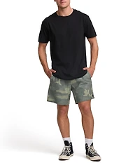 Billabong Crossfire Printed Elastic Submersible 18#double; Inseam Shorts