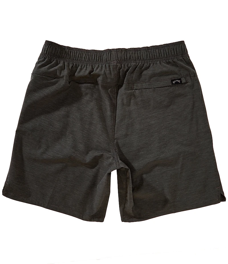 Billabong Crossfire Printed Elastic Submersible 18#double; Inseam Shorts