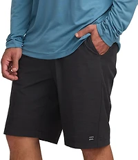Billabong Crossfire Solid Elastic Submersible 18#double; Inseam Shorts