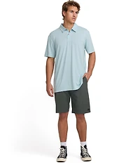 Billabong Crossfire Solid Elastic Submersible 18#double; Inseam Shorts