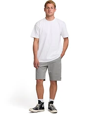 Billabong Crossfire Solid Elastic Submersible 18#double; Inseam Shorts