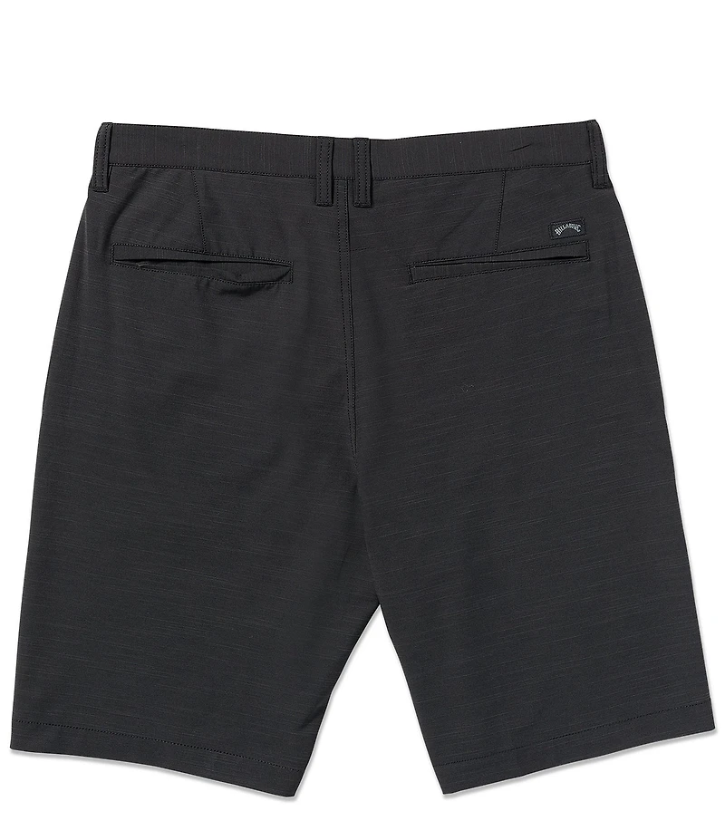 Billabong Crossfire Solid Elastic Submersible 18#double; Inseam Shorts