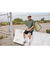 Billabong Crossfire Solid Elastic Submersible 18#double; Inseam Shorts