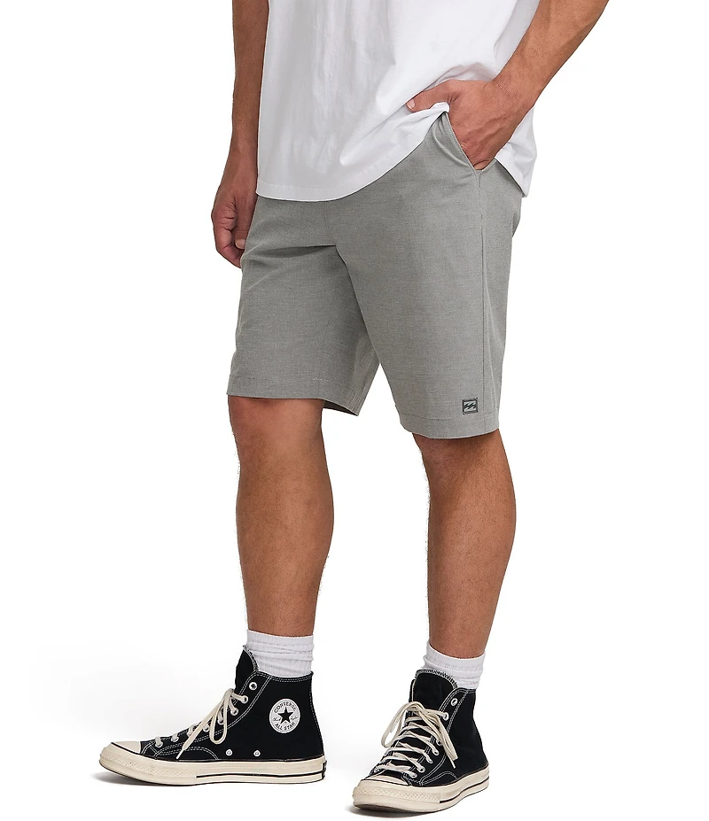 Billabong Crossfire Solid Elastic Submersible 18#double; Inseam Shorts