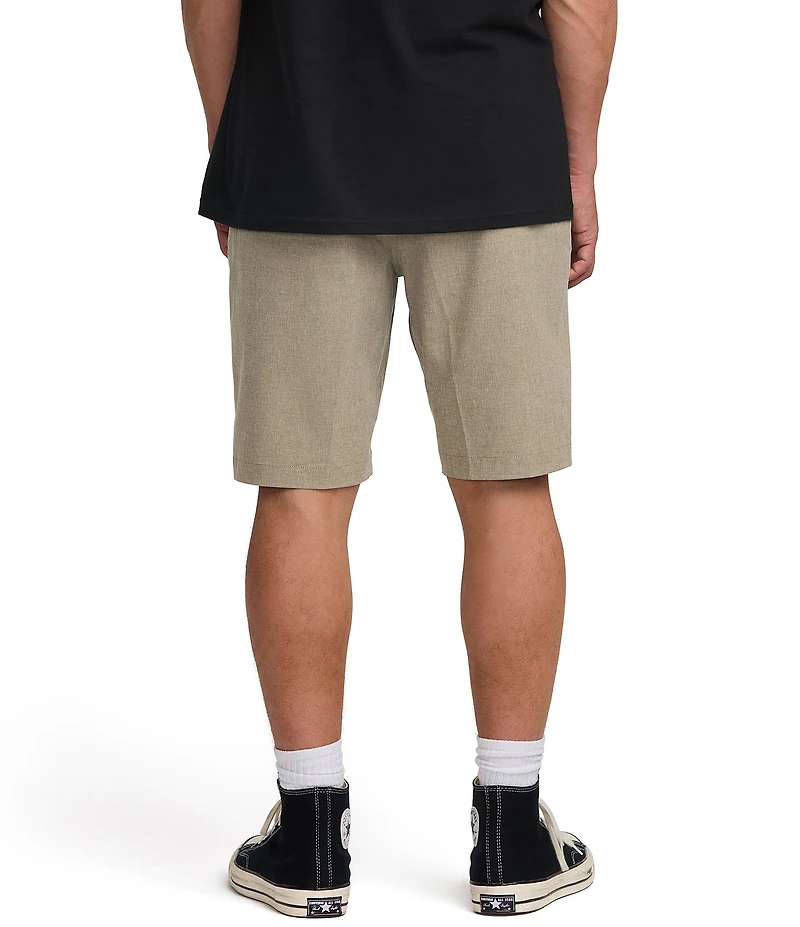 Billabong Crossfire Solid Elastic Submersible 18#double; Inseam Shorts