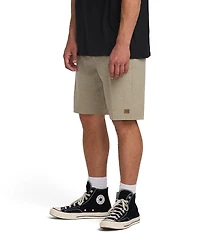 Billabong Crossfire Solid Elastic Submersible 18#double; Inseam Shorts