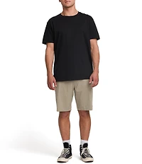 Billabong Crossfire Solid Elastic Submersible 18#double; Inseam Shorts