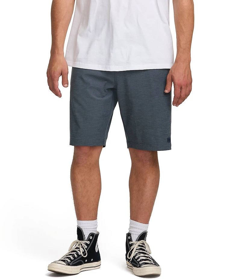 Billabong Crossfire Solid Elastic Submersible 18#double; Inseam Shorts