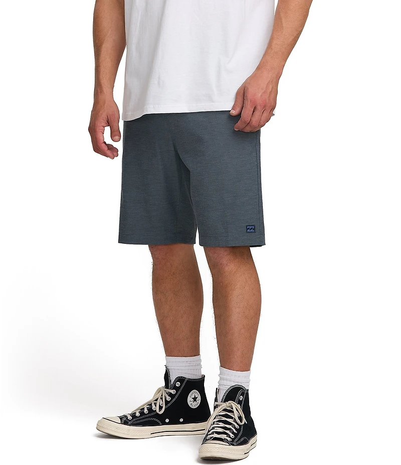 Billabong Crossfire Solid Elastic Submersible 18#double; Inseam Shorts