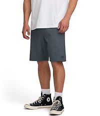 Billabong Crossfire Solid Elastic Submersible 18#double; Inseam Shorts